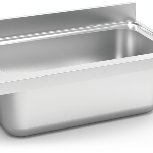 Fregadero inox colgante con cartelas serie 600 1 cubeta gran capacidad