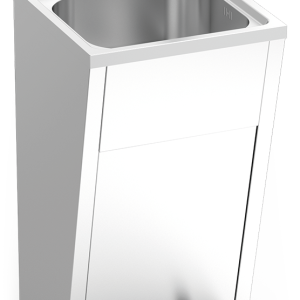 Lavamanos registrable con pedestal un pulsador agua fría y caliente