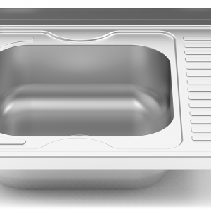 Fregadero con escurridor derecha Serie 6.6 Compact