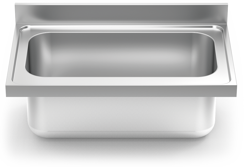 Fregadero inox para acoplar a mueble serie 700 1 cubeta gran capacidad
