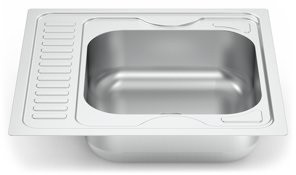 Fregadero para encastrar con escurridor reversible Serie 6.6 Compact