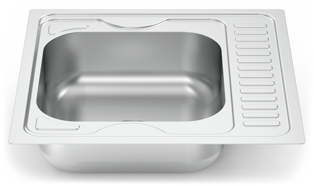 Fregadero para encastrar con escurridor reversible Serie 6.6 Compact