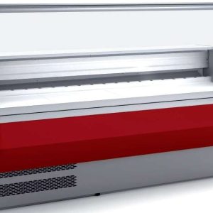 Vitrina Refrigerada Cristal Curvo Fondo 900 dim.2025x940x1235h mm Línea Córdoba VED-9-20-C