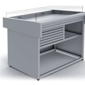 Mostrador Pescado dim.1200x950x990h mm Línea Córdoba DBFP-120