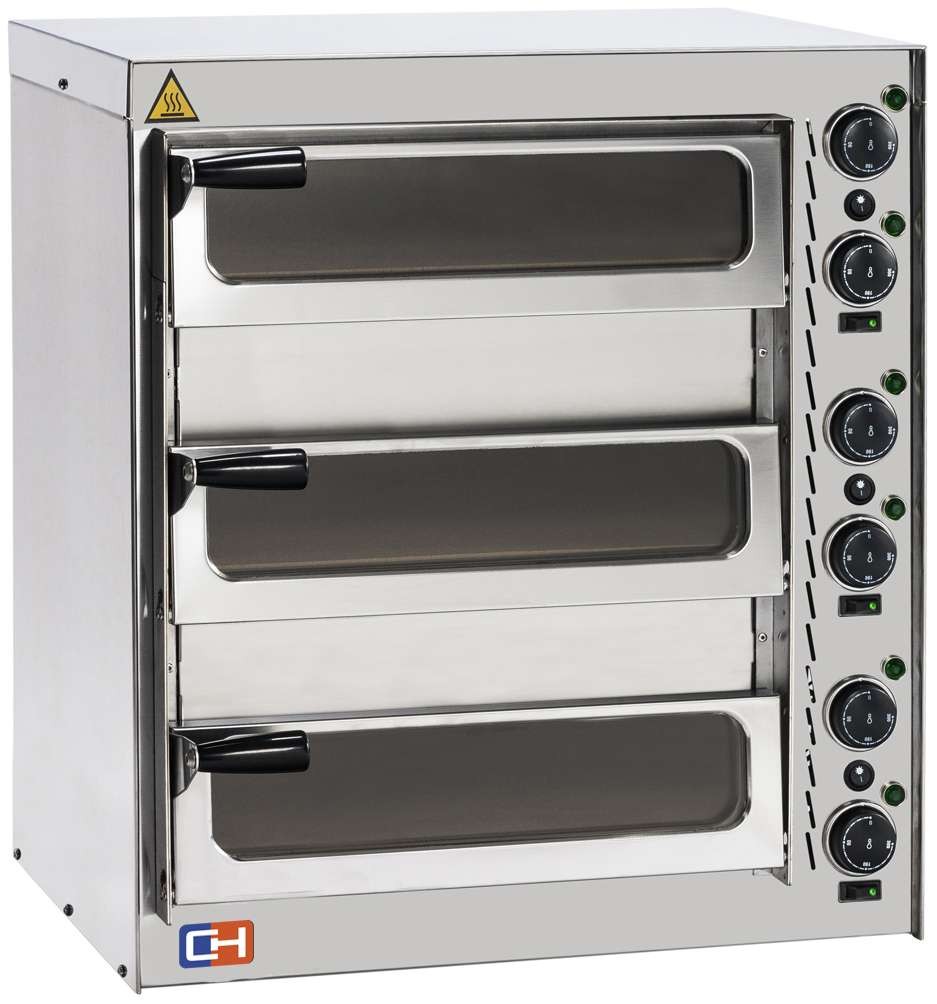 Horno Eléctrico de Pizza Compacto 3 pizza diámetro 35 cm AVEIRO FP52PV con puerta de cristal Horno Eléctrico de Pizza Compacto 3 pizza diámetro 35 cm AVEIRO FP52PV con puerta de cristal