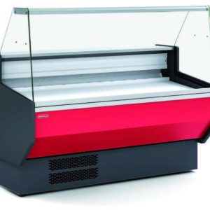 Vitrina Refrigerada Cristal Recto Fondo 800 dim.2995x800x1235h mm Línea Córdoba VED-8-30-R