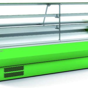 Vitrina Refrigerada Cristal Recto pastelería Fondo 900 dim.1305x940x1235h mm Línea Córdoba VEPD-9-13-RR