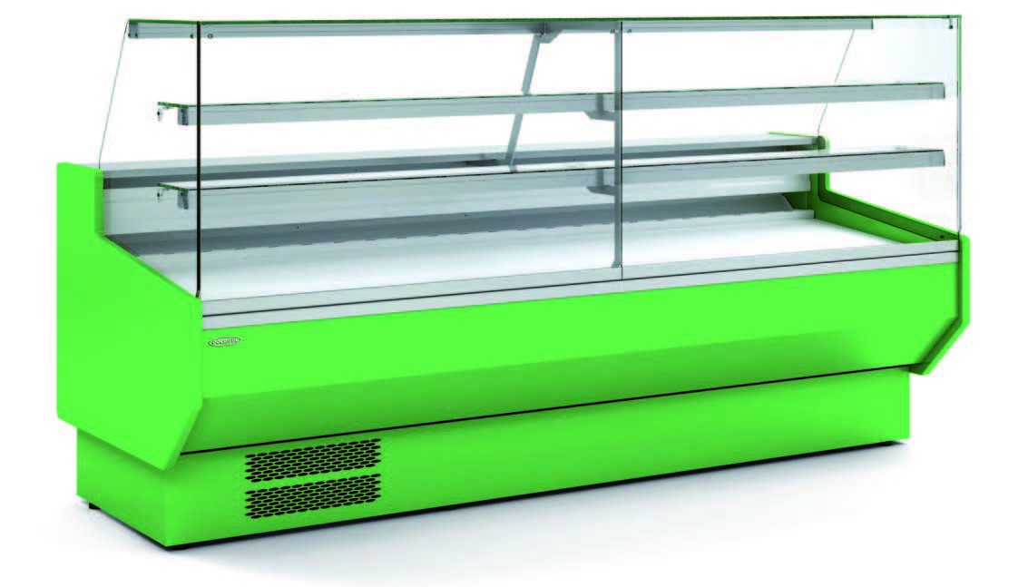 Vitrina Refrigerada Cristal Recto pastelería Fondo 900 dim.2995x940x1235h mm Línea Córdoba VEPD-9-30-RR Vitrina Refrigerada Cristal Recto pastelería Fondo 900 dim.2995x940x1235h mm Línea Córdoba VEPD-9-30-RR
