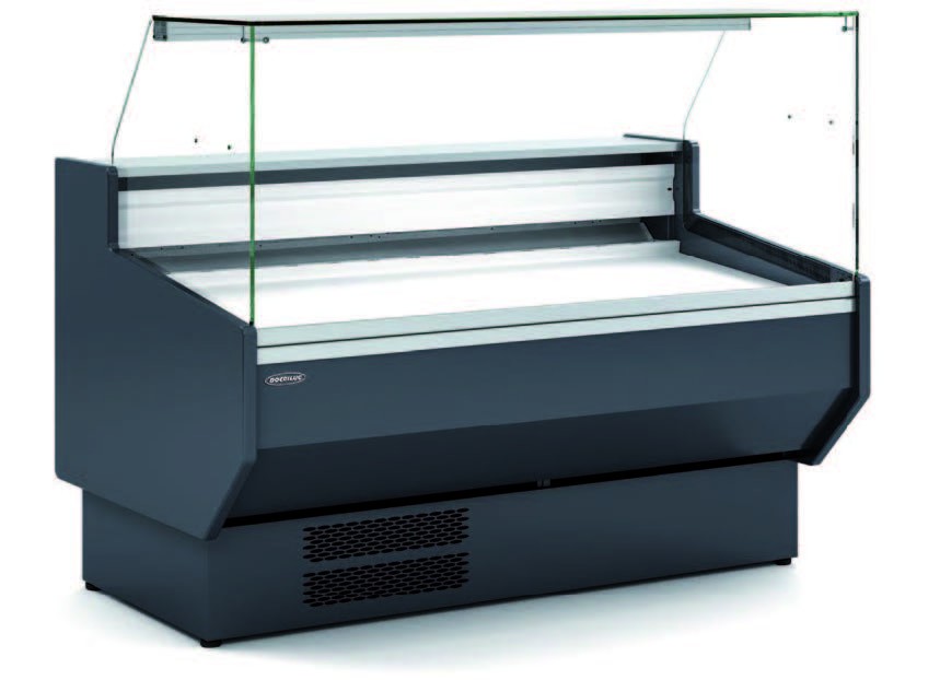 Vitrina Refrigerada Cristal Recto Fondo 900 dim.1305x940x1235h mm Línea Córdoba VED-9-13-R Vitrina Refrigerada Cristal Recto Fondo 900 dim.1305x940x1235h mm Línea Córdoba VED-9-13-R