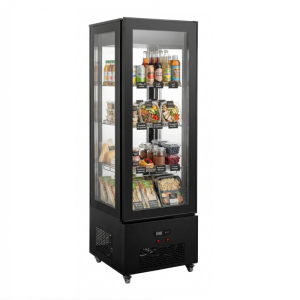 Armario Refrigerado Ventilado Total 4 Caras de Cristal con 4 estantes 650X665X2005h mm Línea PEKIN XC-440C