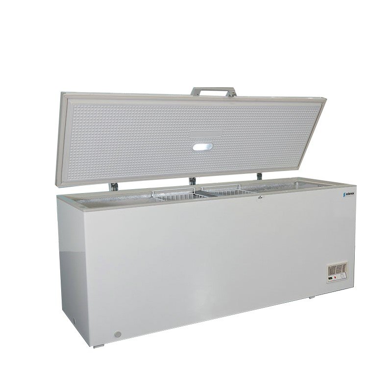 Arcón congelador grande Edenox NLF-565 y NLF-675 con tapa abatible, 567 y 675 litros