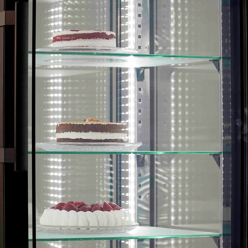 Armario expositor de pastelería Edenox VERSO / VECSO S1, refrigeración o congelación Armario expositor de pastelería Edenox VERSO / VECSO S1, refrigeración o congelación