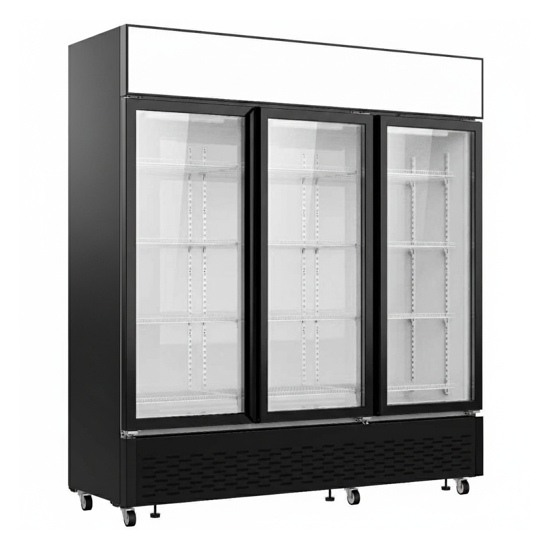 Armario Refrigerado 3 puertas doble de cristal D372 Black Osteleria Armario Refrigerado 3 puertas doble de cristal D372 Black Osteleria