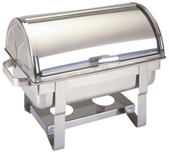 Chafing dish eléctrico Edenox CHD-E-EL con tapa escamoteable, GN 1/1 y 600 W