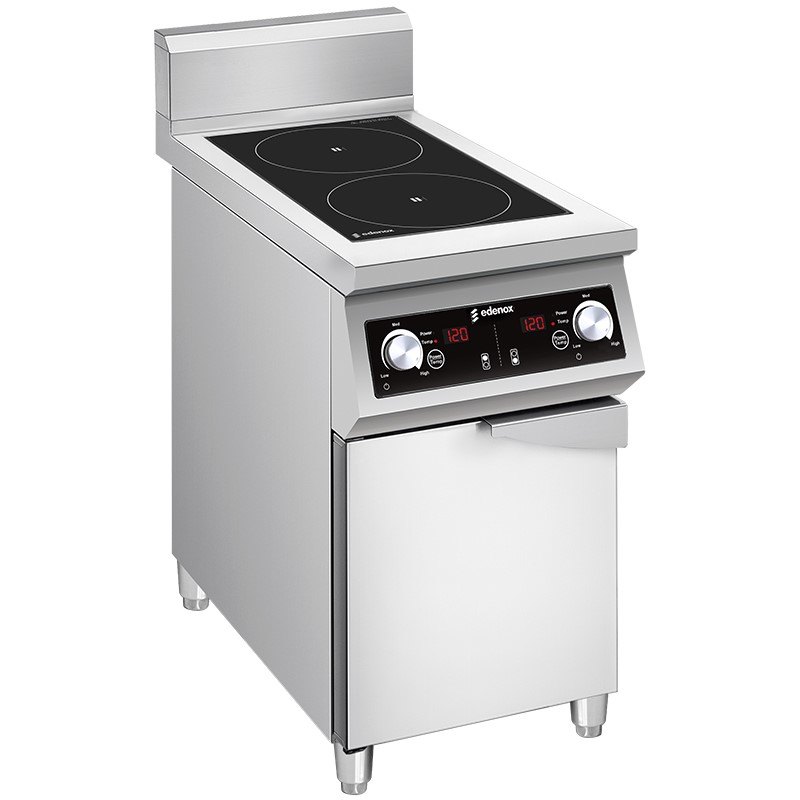 Cocina de inducción modular Edenox INDUCHEF fondo 700, 2 o 4 zonas con mueble