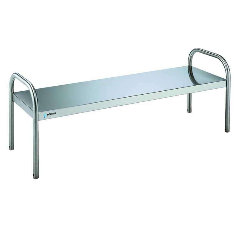 Estantería de sobremesa Edenox ESM inox, 1 o 2 estantes, de 1300 a 1900 mm