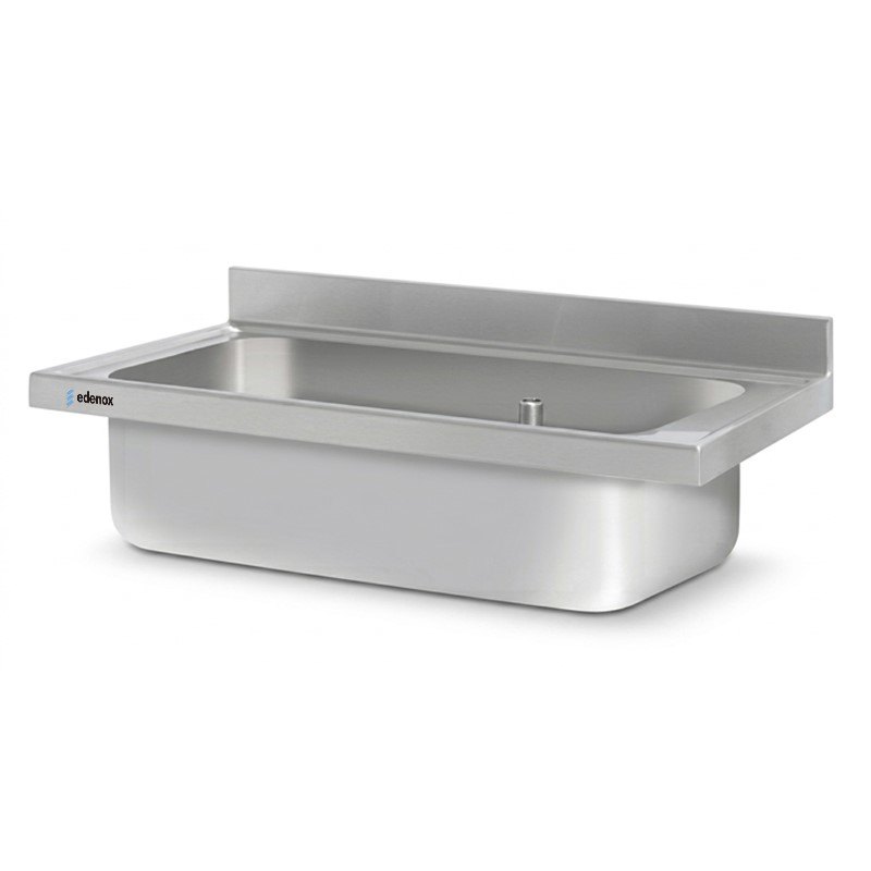 Fregadero de gran capacidad Edenox fondo 700, cubas de 375 mm, de 1000 a 1800 mm