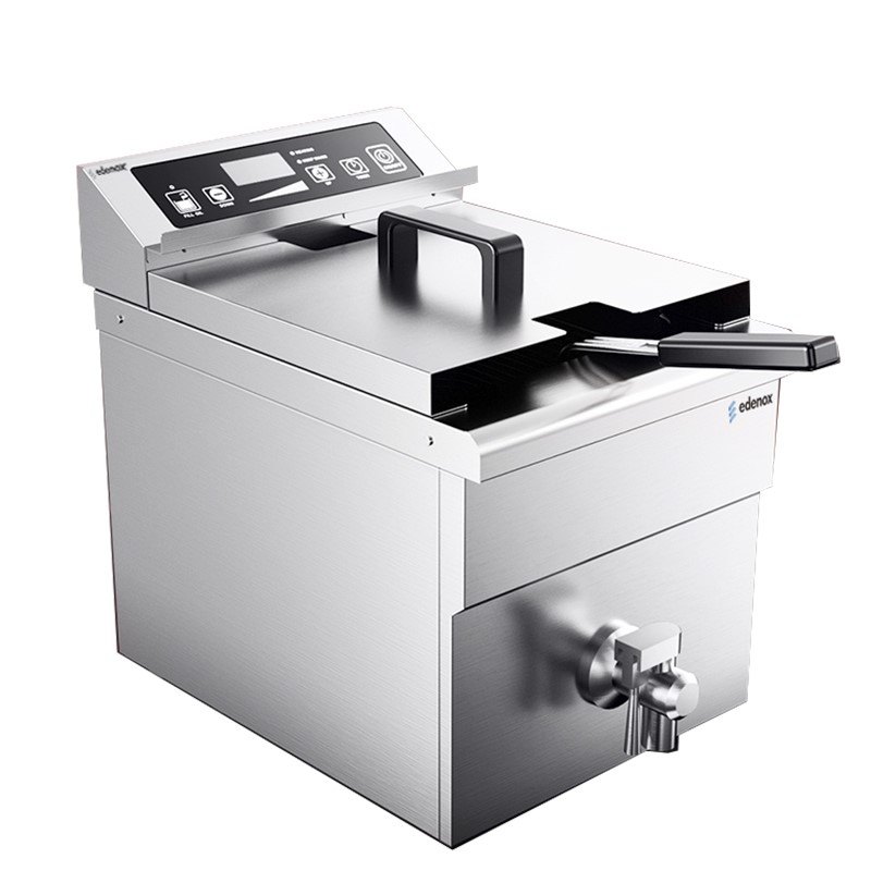 Freidora de inducción Edenox TF-82-I de 8 litros, simple o doble, a 230 V