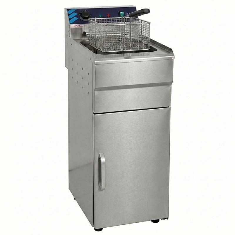 Freidora eléctrica de pie Edenox TF-10 PIE, 10,5 litros de aceite y 6 kW trifásica
