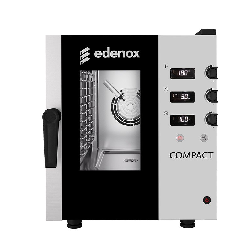 Horno mixto compacto Edenox Compact HCC-A-T de 53 cm, 6 o 10 bandejas GN 1/1