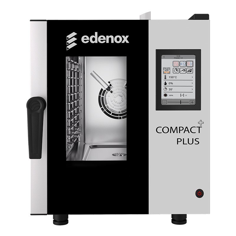 Horno mixto compacto Edenox Compact Plus+ HCC-D-T, 6 o 10 GN 1/1 con lavado automático