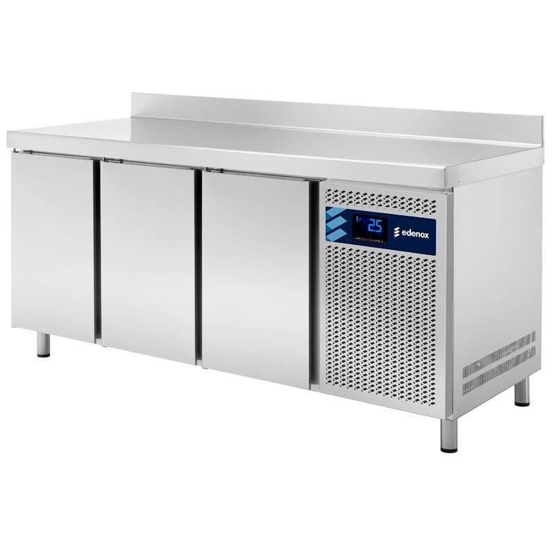 Mesa refrigerada Edenox Snack serie 600 de 2, 3 o 4 puertas, fondo 600 mm, de -2 a +8 °C Mesa refrigerada Edenox Snack serie 600 de 2, 3 o 4 puertas, fondo 600 mm, de -2 a +8 °C