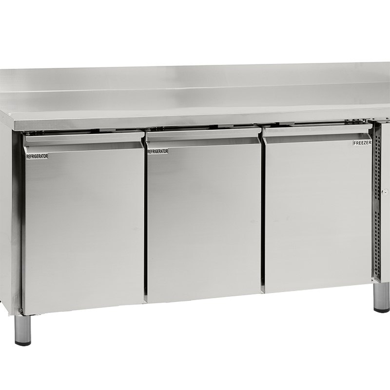 Mesa refrigerada mixta Edenox MPS-200 HC MIX, refrigeración y congelación en 3 puertas Mesa refrigerada mixta Edenox MPS-200 HC MIX, refrigeración y congelación en 3 puertas