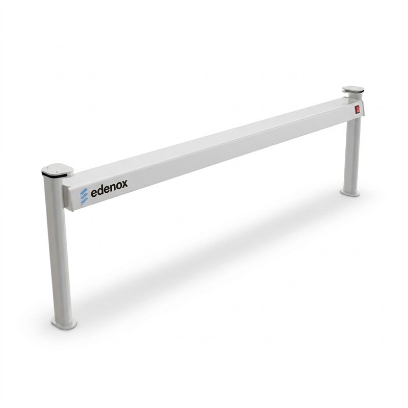 Pantalla de calor cerámico para buffet Edenox PC C, luz halógena, de 2 a 6 GN 1/1
