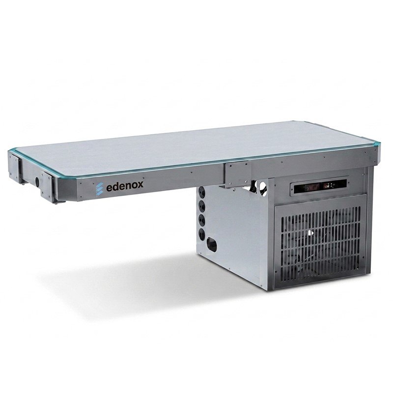 Placa refrigerada de buffet Edenox PR encastrable, 2 a 6 GN 1/1, con grupo o remota