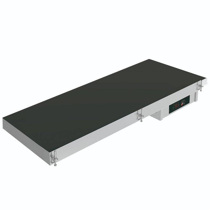 Placa vitrocerámica de buffet Edenox DVE sin marco, de 3 a 5 GN 1/1, negra o blanca