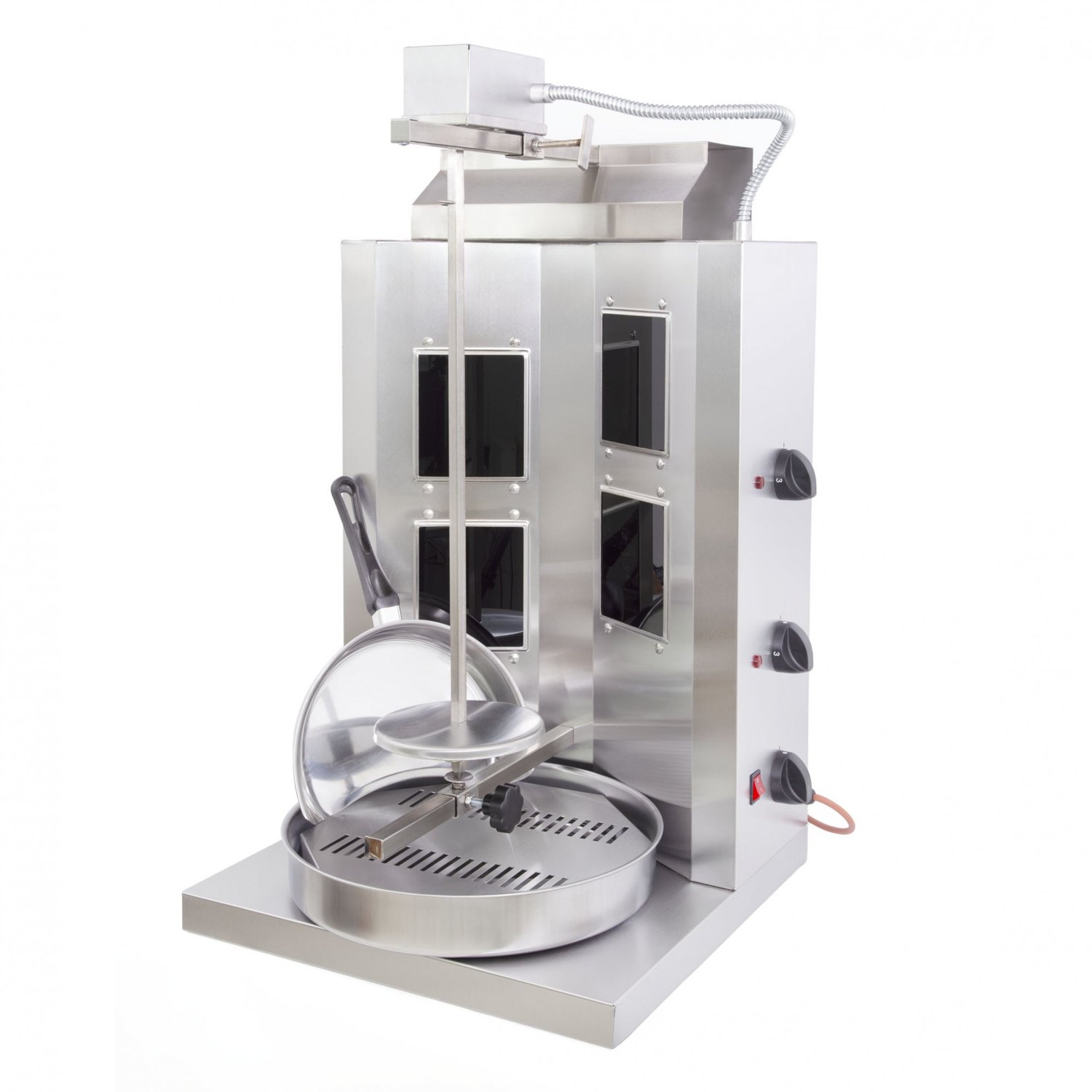 Asador de kebab eléctrico Sammic AGE-40, 4 resistencias vitrocerámicas, 20-25 kg