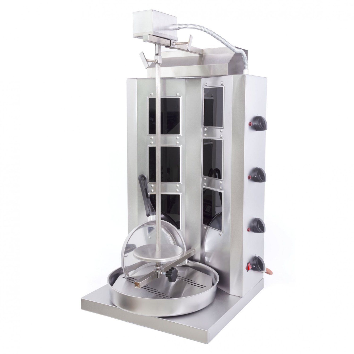 Asador de kebab eléctrico Sammic AGE-60, 6 resistencias y conos de 35-40 kg