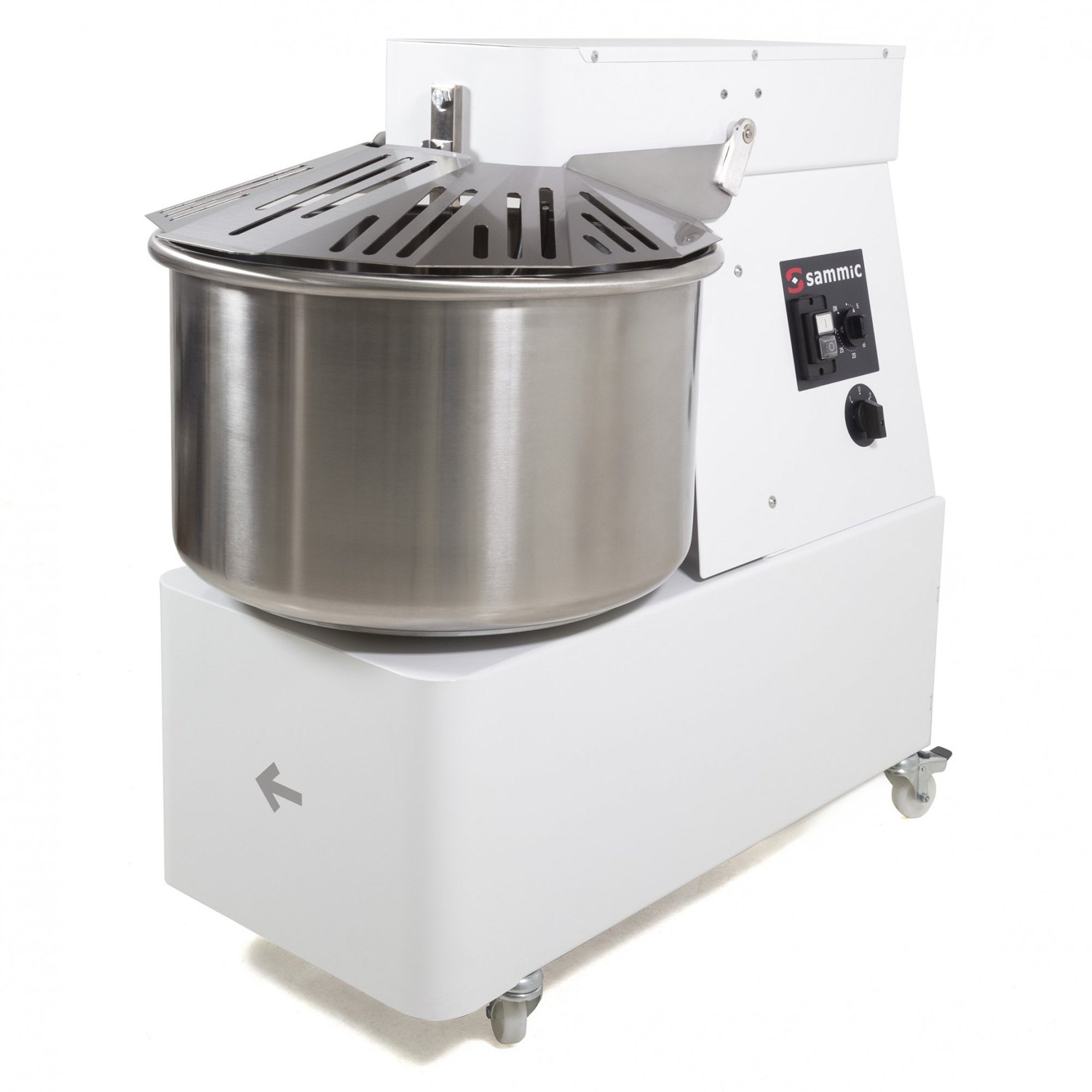 Amasadora espiral Sammic AM-60, caldero de 60 litros y 30 kg de harina