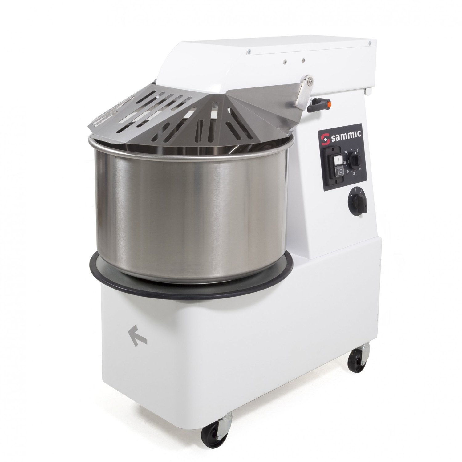 Amasadora espiral Sammic AM(E)-30 de 32 litros, hasta 24 kg de masa por tanda