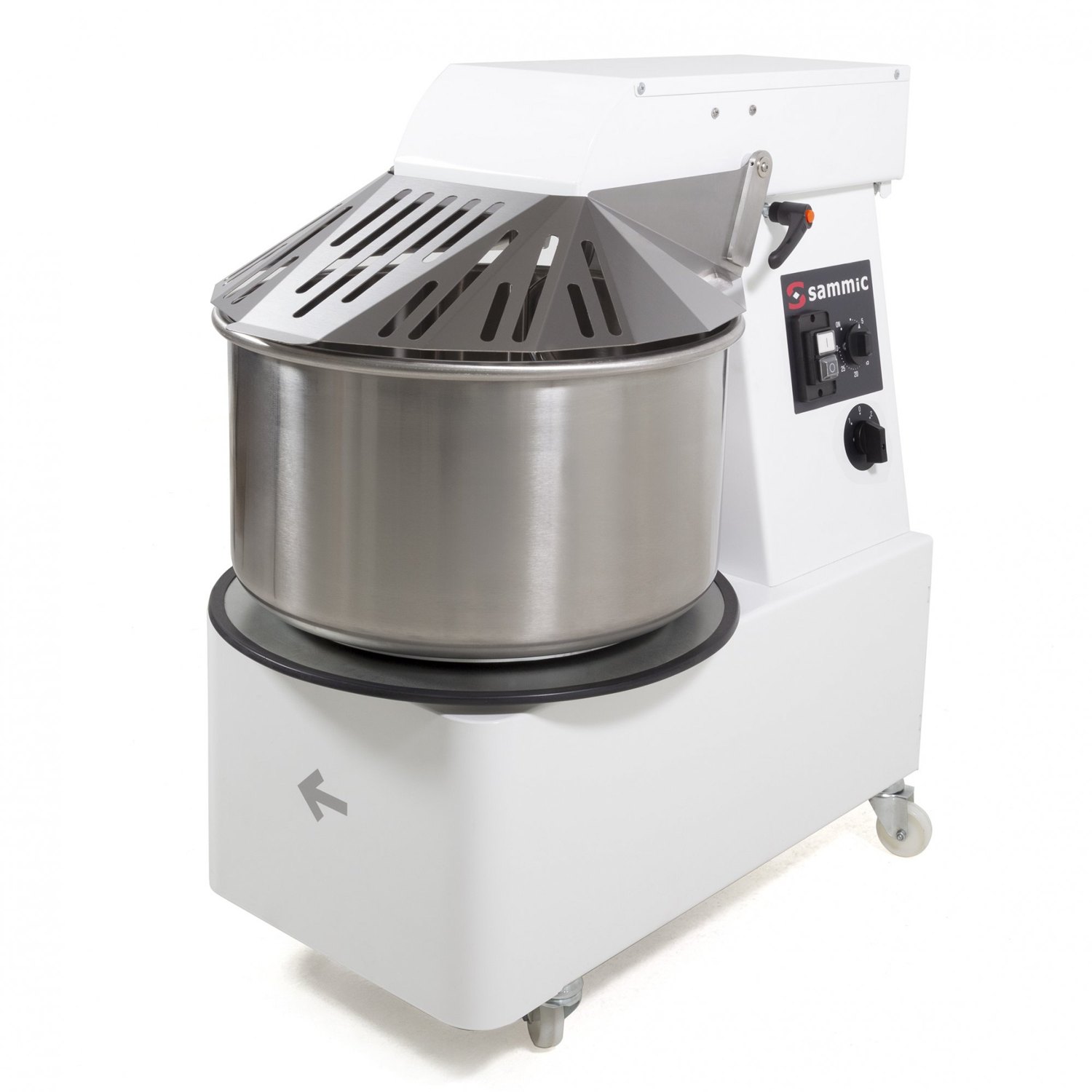Amasadora espiral Sammic AM(E)-40, caldero de 41 litros y 20 kg de harina