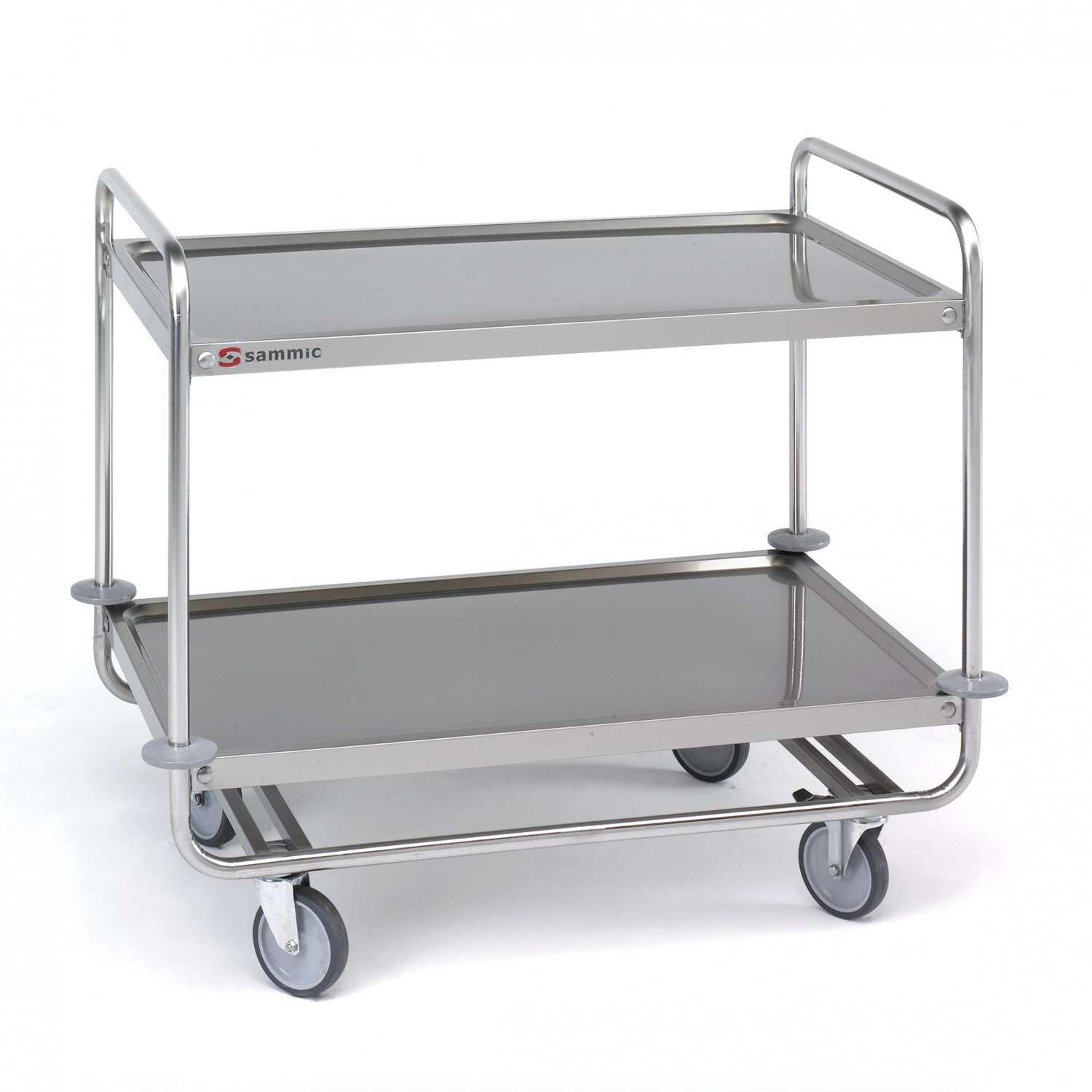 Carro de servicio reforzado Sammic CSR, 130 kg por estante, 1000 x 600 mm