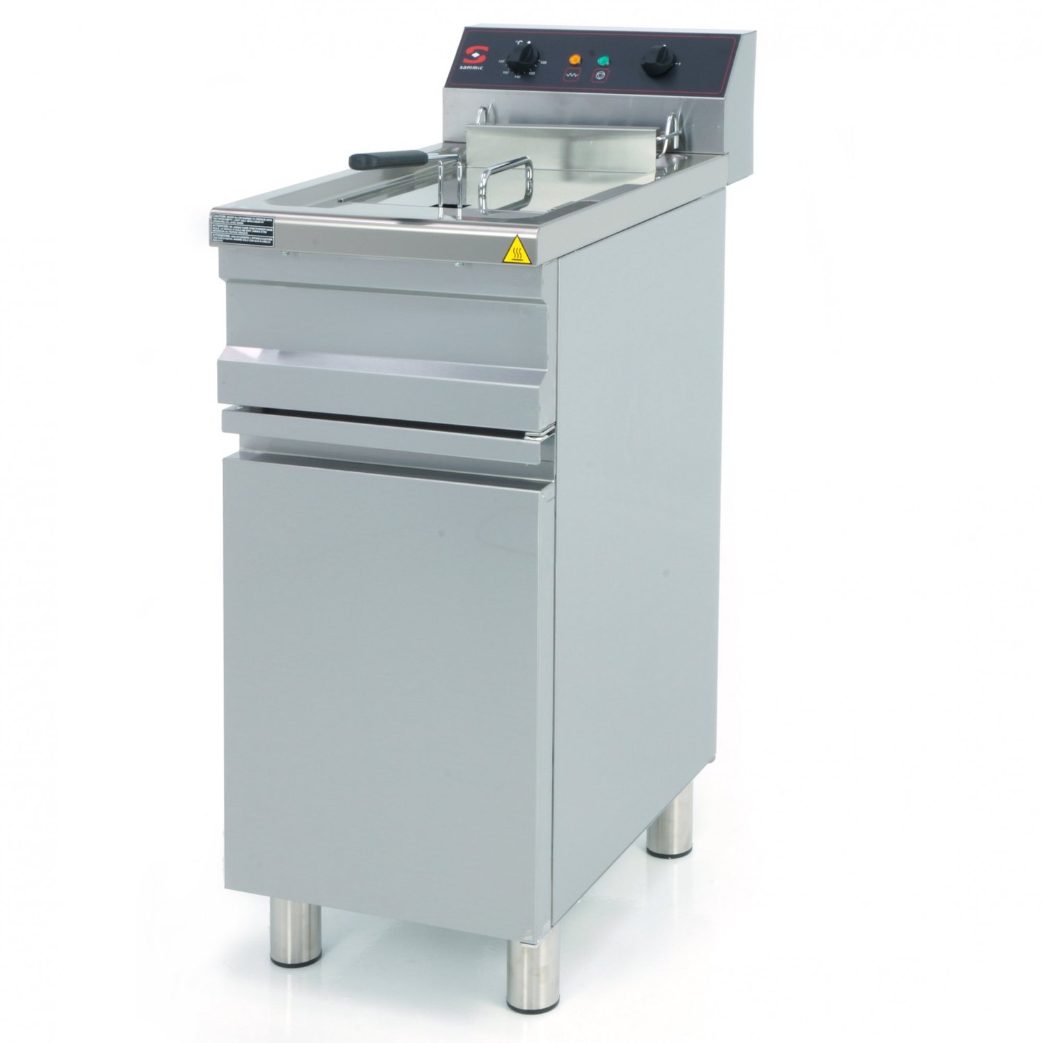 Freidora eléctrica de pie Sammic FE-15 de 14 litros y 9 kW