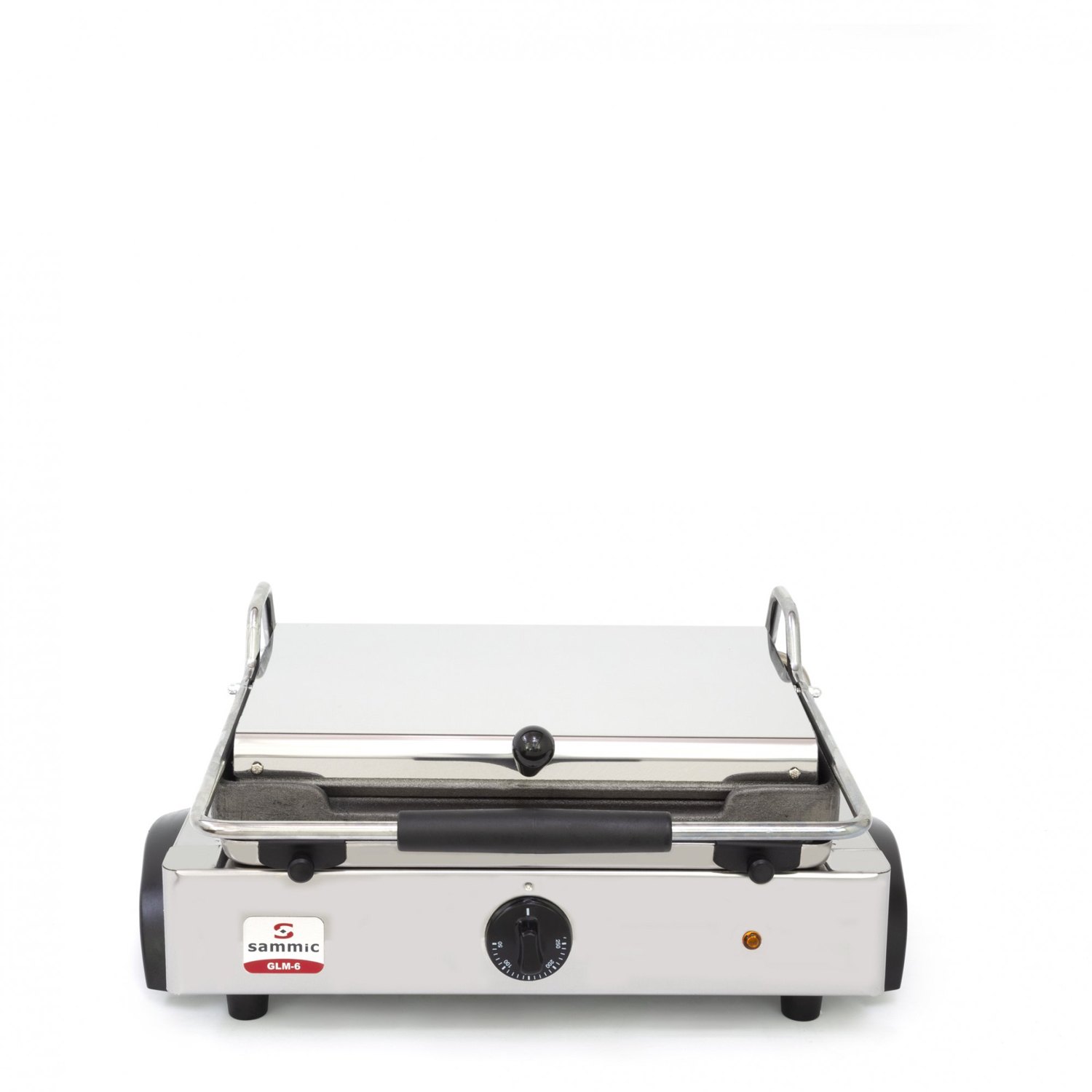 Plancha snack Sammic GLM-6 lisa media de hierro fundido, 3000 W
