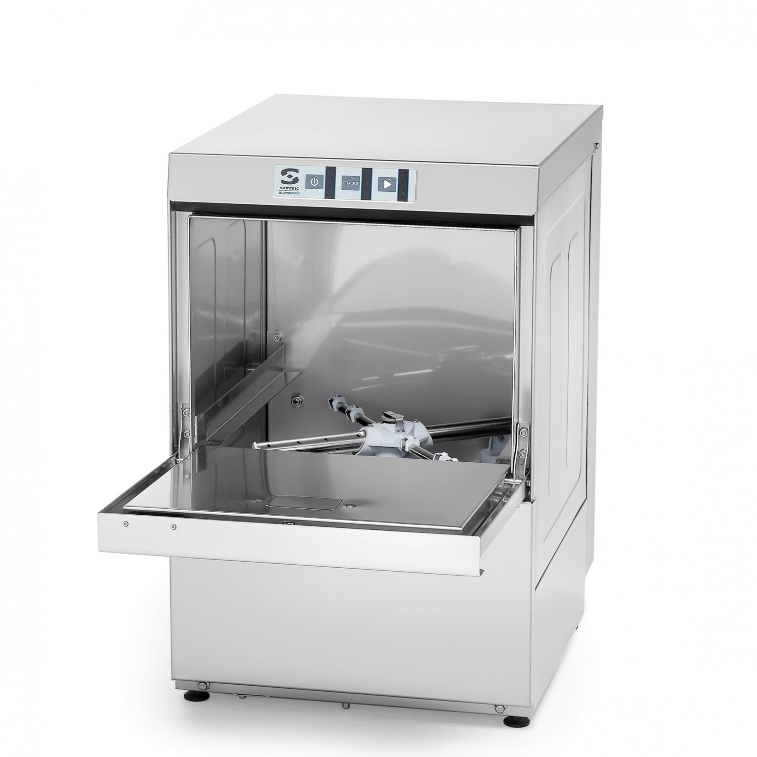 Lavavasos Sammic GP-35 con cesta de 35 x 35 cm y altura útil de 240 mm