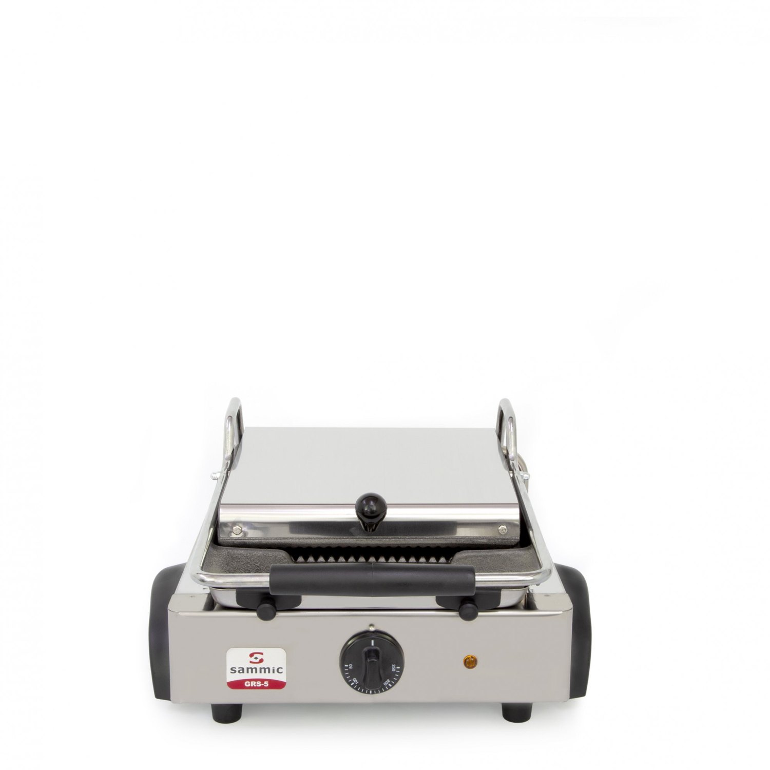 Plancha snack Sammic GRS-5 acanalada simple de hierro fundido, 1800 W