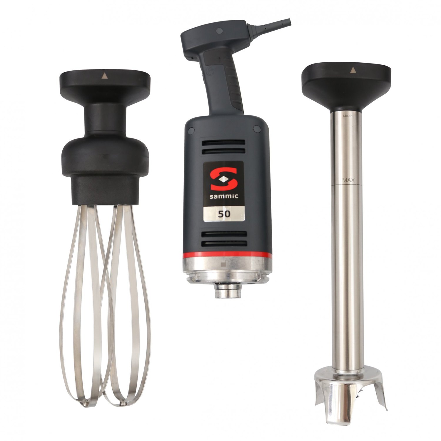 Combinado Sammic MB-51 de 570 W: triturador para 80 l y batidora de 2 a 80 claras Combinado Sammic MB-51 de 570 W: triturador para 80 l y batidora de 2 a 80 claras
