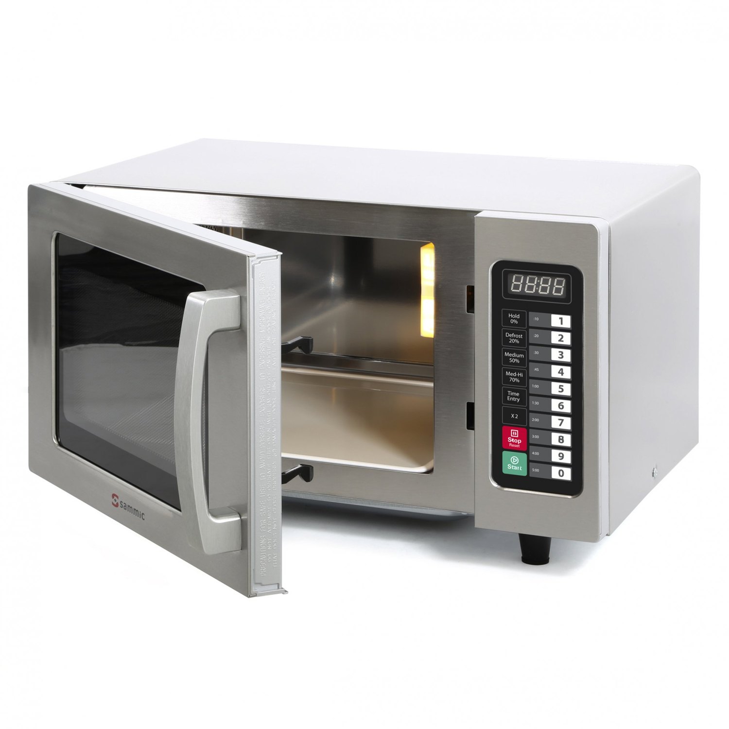 Microondas industrial Sammic MO-1000 programable, 25 litros y 1000 W