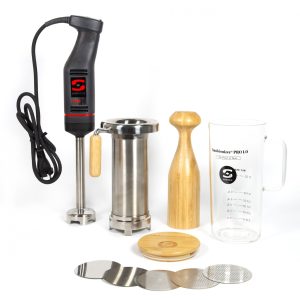 Sammic pack XM-12 Emulsionizer PRO 1.0 triturador con filtro vista frontal
