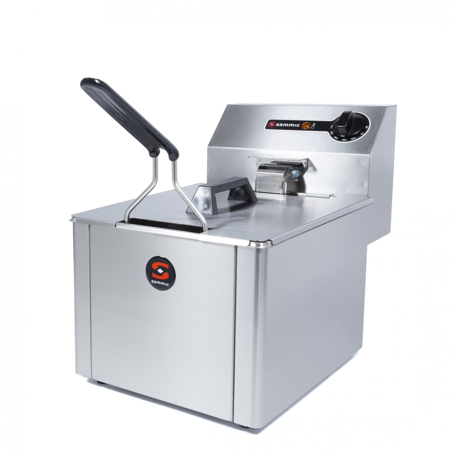 Freidora eléctrica Sammic PF-6 de 5 litros con cuba desmontable, 3 kW