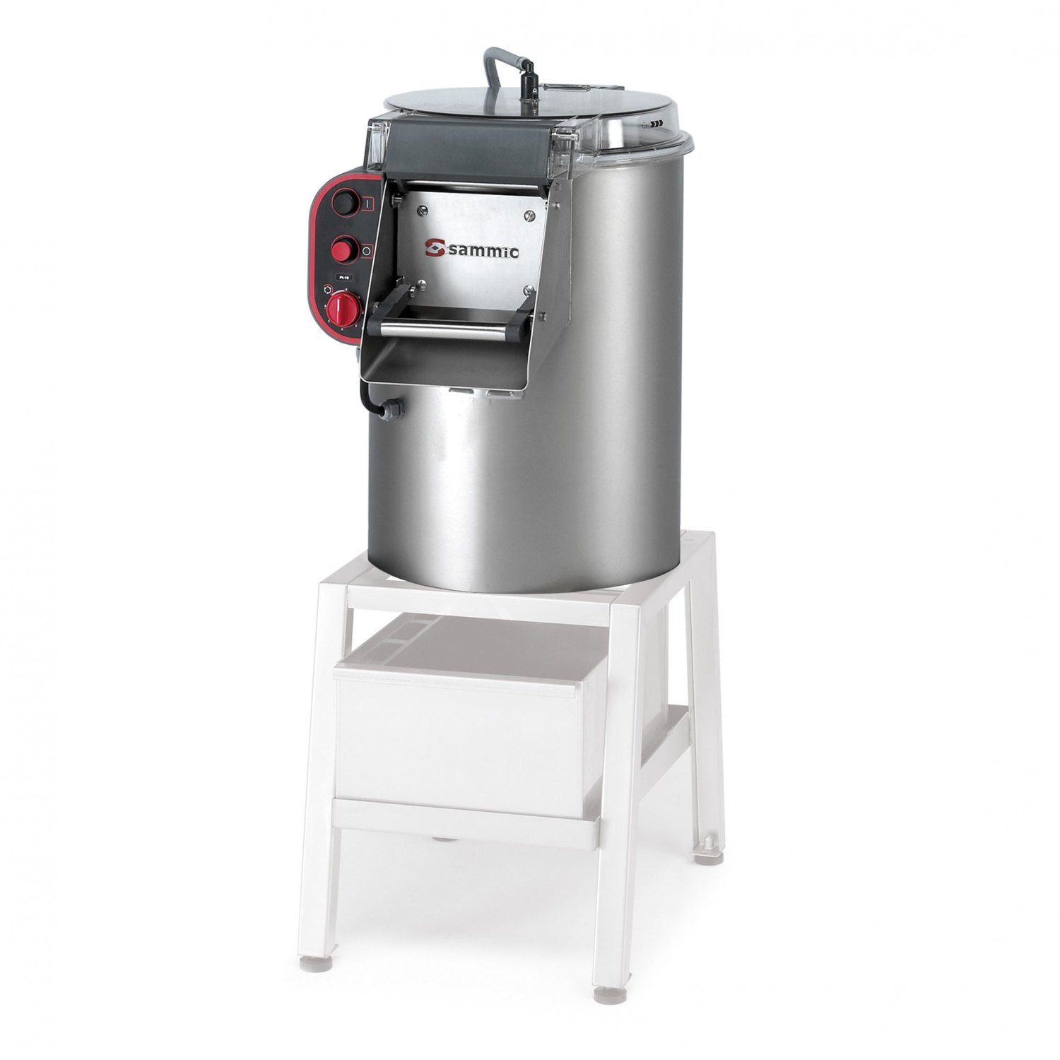 Peladora de patatas Sammic PI-10 industrial de acero inoxidable, 10 kg por ciclo