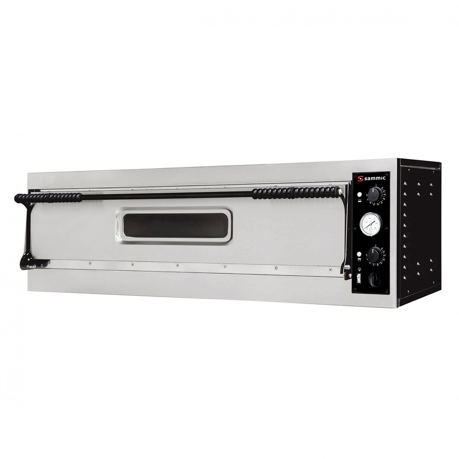 Horno de pizza Sammic PO-6W de puerta ancha para 6 pizzas de 32 cm, 7,2 kW