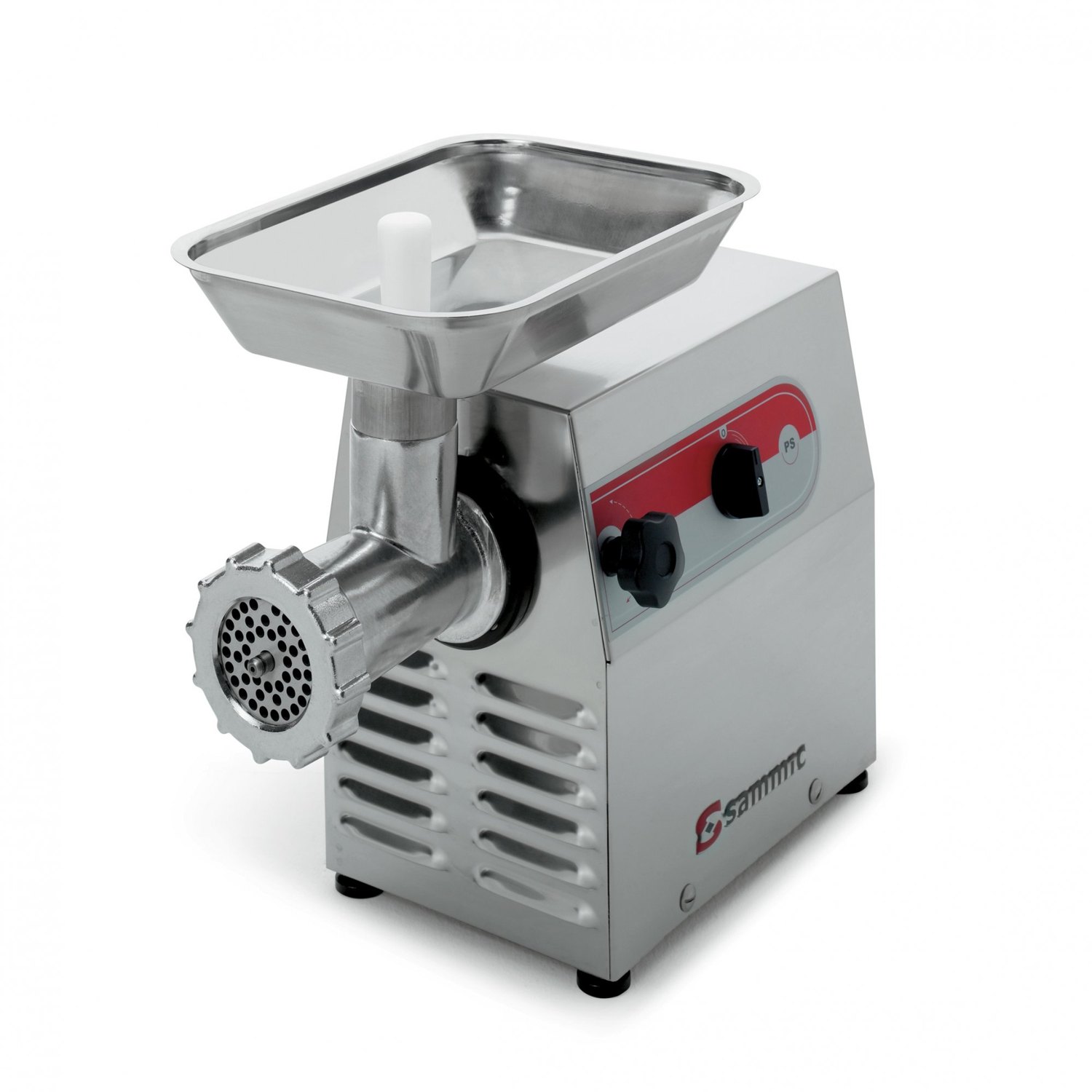 Picadora de carne Sammic PS-12 de sobremesa, hasta 100 kg/h y placa de 70 mm
