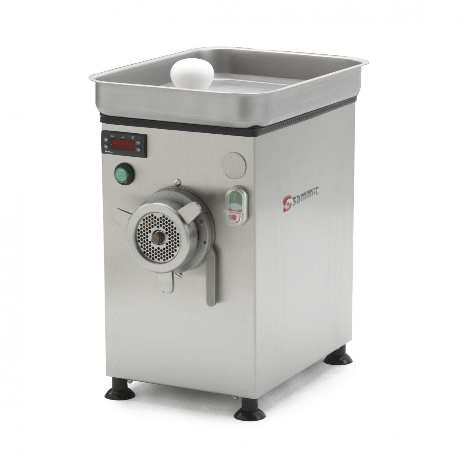Picadora de carne refrigerada Sammic PS-32R trifásica, 450 kg/h y placa de 98 mm