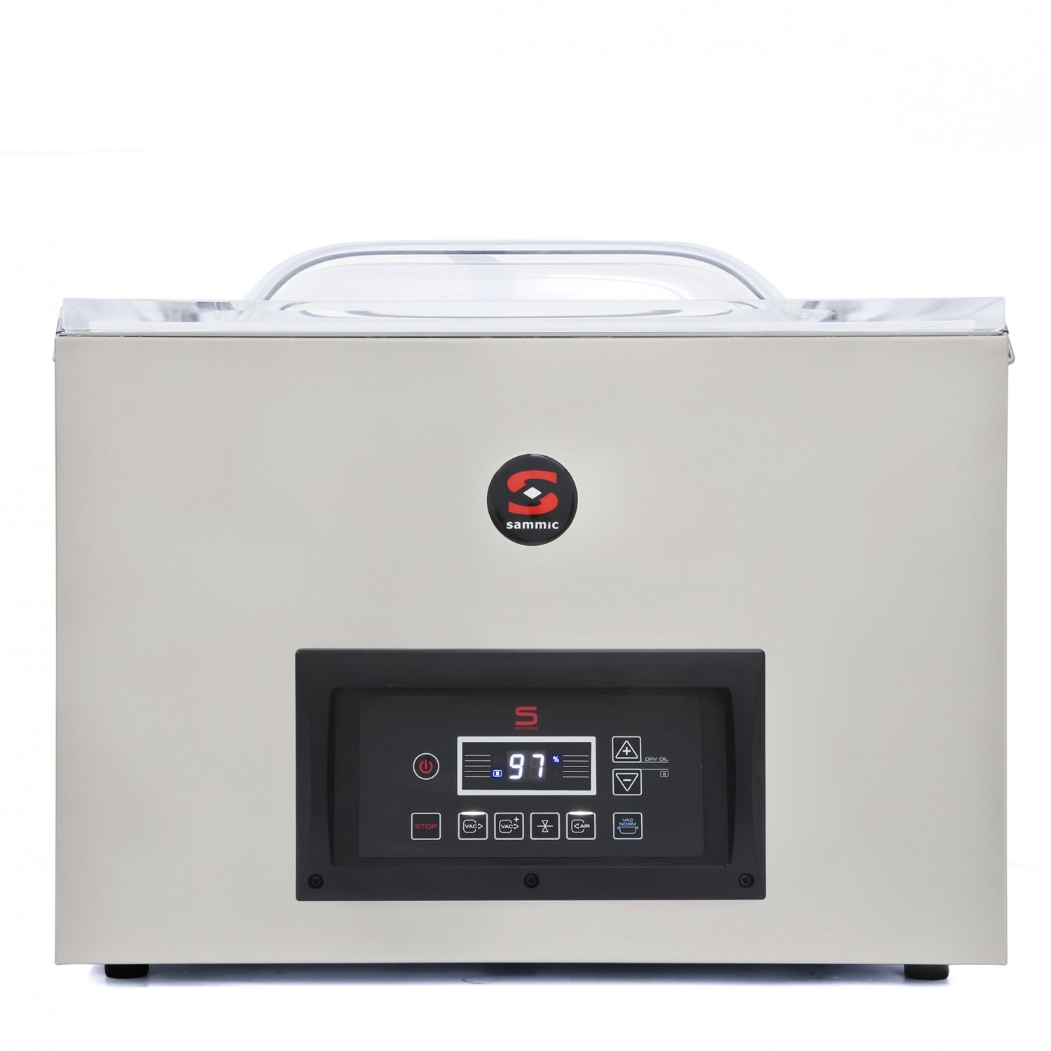 Envasadora al vacío Sammic SE-520CC de sobremesa, dos barras de 420 mm y 20 m³/h
