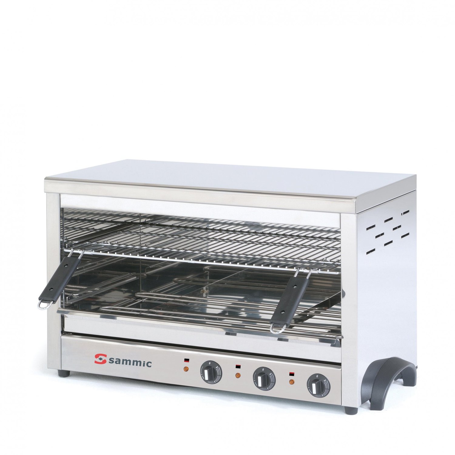 Salamandra Sammic SGF-650 fija, 4.700 W y 650 x 350 mm con resistencia superior extra